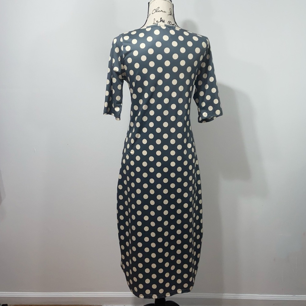 โจ Sign Here Polka Dot Midi Dress โ Size Large โ Excellent Condition โจ - Picture 4 of 12